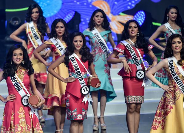 شرکت کنندگان کنکور ملکه زیبایی 2018 اندونزی - اسپوتنیک ایران  