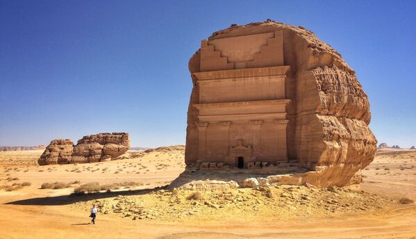 مجموعه ی باستانی مدائن صالح در حجاز  واقع در شمال غربی عربستان سعودی - اسپوتنیک ایران  