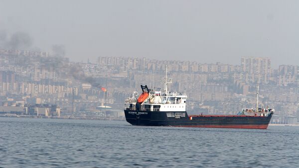 آتش سوزی نفتکش روسیه در دریای خزر - اسپوتنیک ایران  