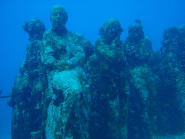 مجسمه We are the reef در پارک ملی دریایی کانکونا در مکزیک - اسپوتنیک ایران  