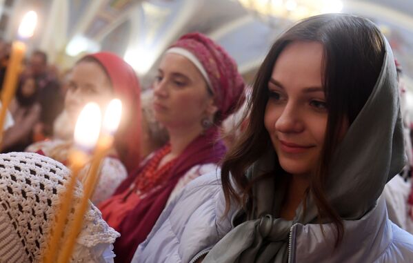 جشن عید پاک در کلیسای روح مقدس در کازان - اسپوتنیک ایران  