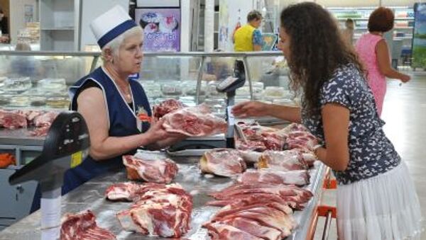 فروش گوشت در بازار - اسپوتنیک ایران  