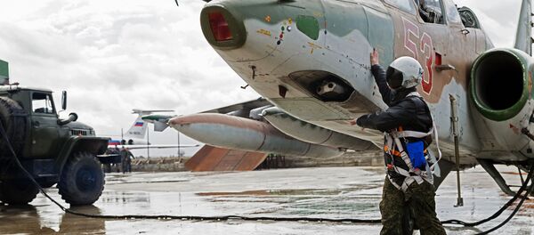 انهدام اهداف ناشناخته هوایی توسط نیروى پدافند روسیه در حمیمیم انهدام اهداف ناشناخته هوایی توسط نیروى پدافند روسیه در حمیمیم - اسپوتنیک ایران