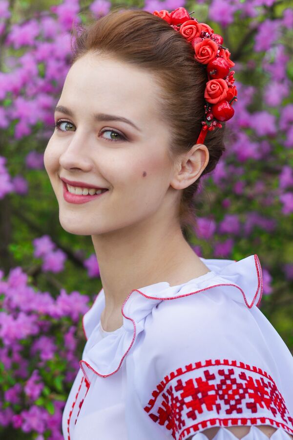 اکترینا دبلایا شرکت کننده در مسابقات زیبایی ملکه بهار بلاروس - اسپوتنیک ایران  