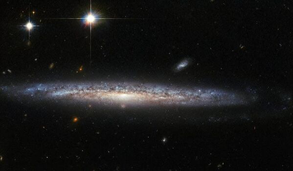 کهکشان ان جی سی 5714 و ان جی سی 1787 با کمک تلسکوپ هابل - اسپوتنیک ایران  