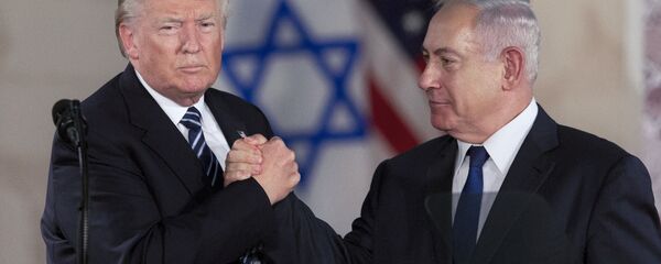 ترامپ کلید نمادین کاخ سفید و کل آمریکا را به نتانیاهو داد - اسپوتنیک ایران  