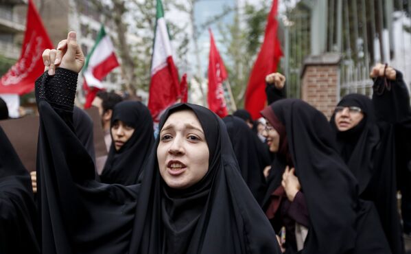 تظاهرات علیه برجام در تهران - ایران - اسپوتنیک ایران  