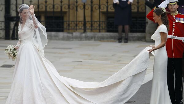 کیت میدلتون در مراسم عروسی اش در لندن - اسپوتنیک ایران  