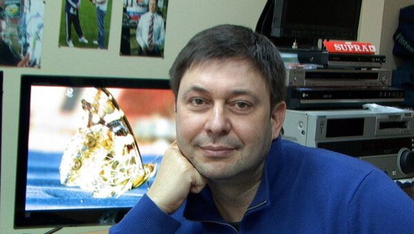 کارزار حمایت از رئیس بازداشت شده وبسایت ریانووستی اوکراین - اسپوتنیک ایران  