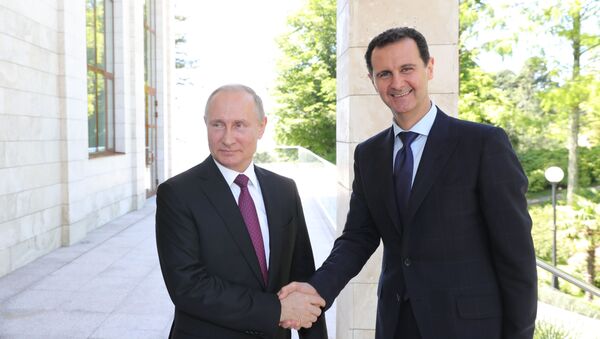 پوتین در دمشق با اسد دیدار کرد - اسپوتنیک ایران  