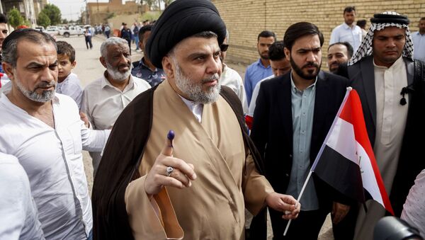 مقتدی صدر برنده انتخابات پارلمانی عراق با حیدر العبادی دیدار کرد - اسپوتنیک ایران  