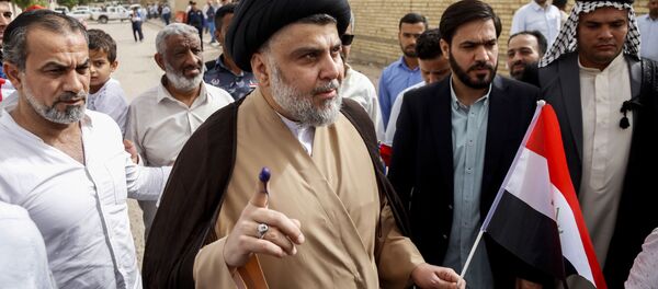 مقتدی صدر برنده انتخابات پارلمانی عراق با حیدر العبادی دیدار کرد مقتدی صدر برنده انتخابات پارلمانی عراق با حیدر العبادی دیدار کرد - اسپوتنیک ایران