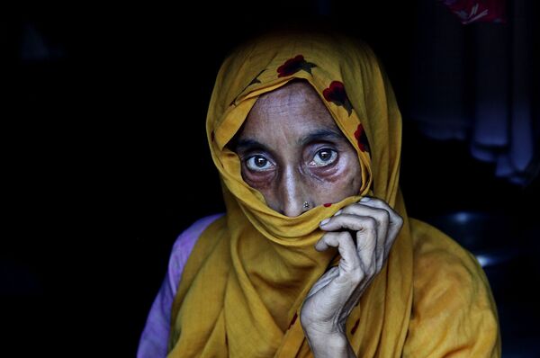 زن روهنجادر اردوگاهی در مرز میانما و بنگلادش - اسپوتنیک ایران  