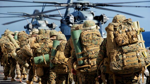 اعزام تفنگداران آمریکایی به دریای مدیترانه - اسپوتنیک ایران  