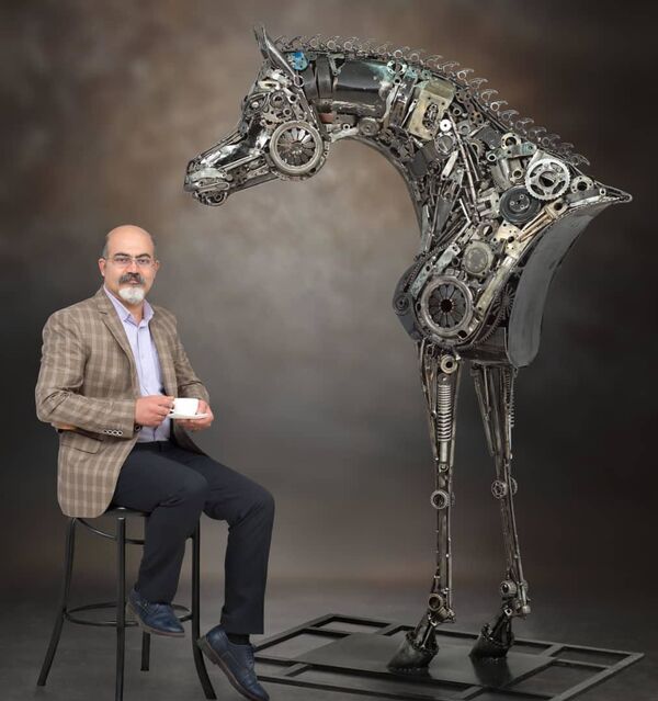 مجسمه ساز ایرانی با دستان طلایی+ تصاویر مجسمه ساز ایرانی با دستان طلایی+ تصاویر - اسپوتنیک ایران