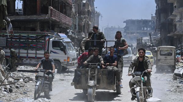 چندین نظامی سوری در حمله تروریستها در استان درعا کشته شدند - اسپوتنیک ایران  