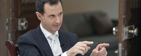 اسد: روسیه، ایران و سوریه به همراه هم با تروریسم مبارزه می کنند اسد: روسیه، ایران و سوریه به همراه هم با تروریسم مبارزه می کنند - اسپوتنیک ایران