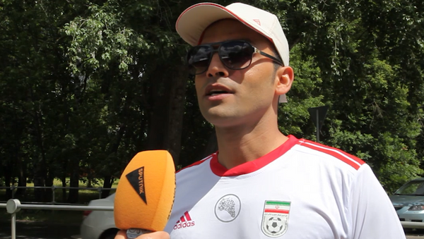 تب داغ و تند فوتبالی در مسکو از نگاه هواداران ایرانی +ویدئو،عکس - اسپوتنیک ایران  