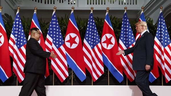 رهبران کره شمالی و آمریکا - اسپوتنیک ایران  