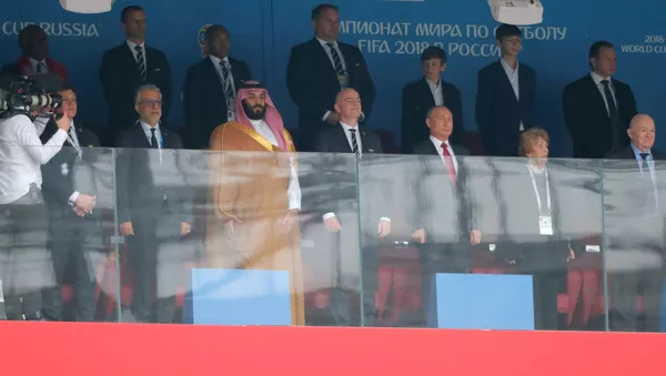 پوتين پس از اولين گل دست وليعهد عربستان را فشرد+ويدئو - اسپوتنیک ایران  