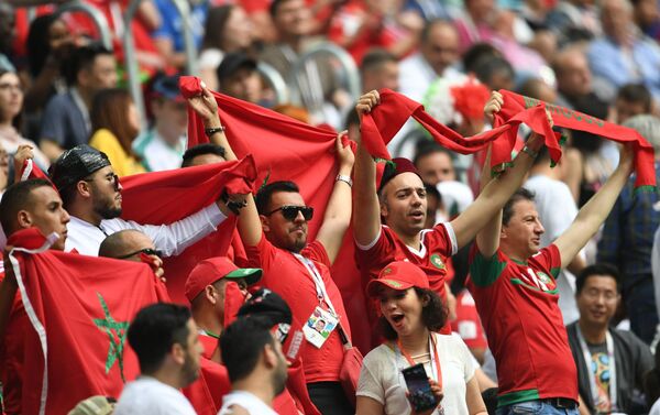 طرفداران تیم ملی مراکش در بازی مراکش - ایران - اسپوتنیک ایران  