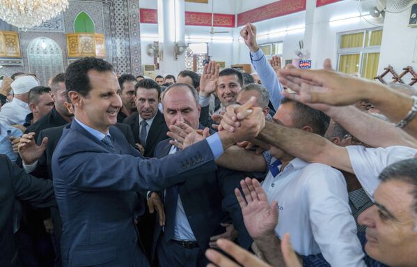 رئیس جمهور سوریه بشار اسد به مردم کشور فرارسیدن عید فطر را تبریک می گوید - اسپوتنیک ایران  
