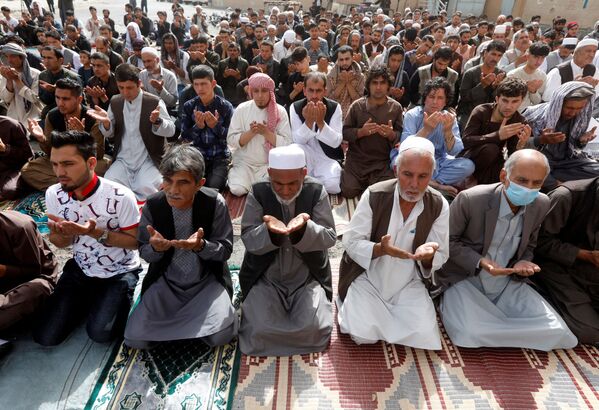 مسلمانان در جشن عید فطر در کابل افغانستان - اسپوتنیک ایران  