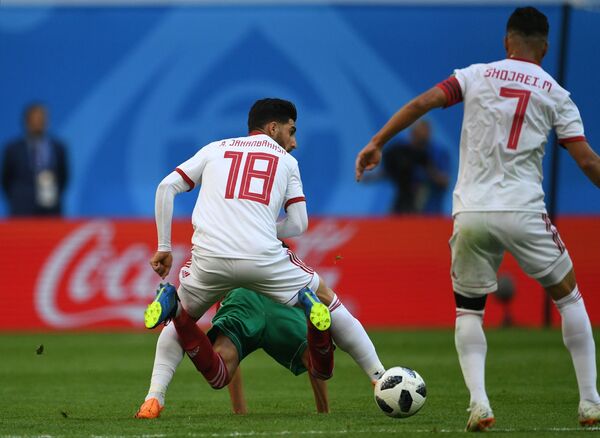 رقابت تیم ملی ایران و مراکش - اسپوتنیک ایران  