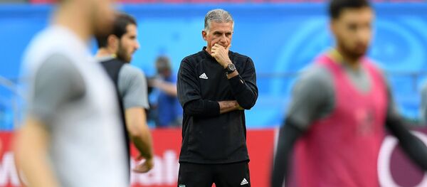 کی روش در نشست قبل بازی + عکس - اسپوتنیک ایران  