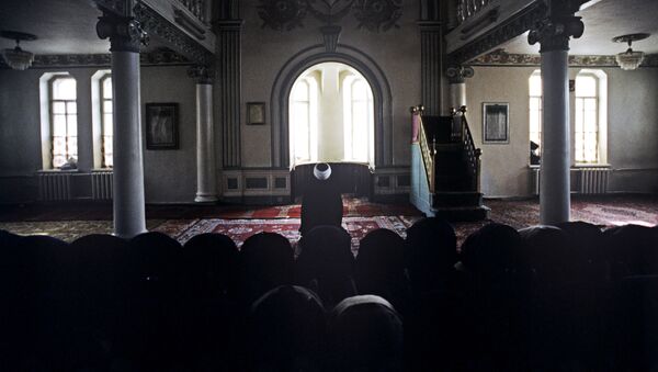 مراسم دعا در مسجد مسکو - اسپوتنیک ایران  