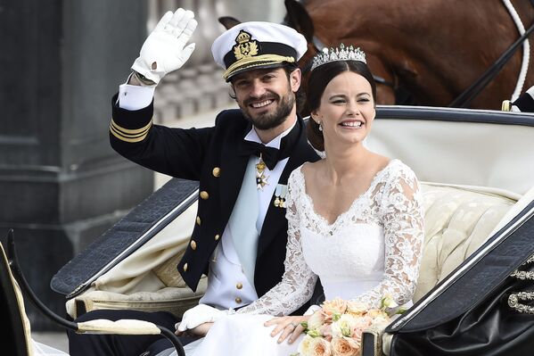 مراسم عروسی  کارل  فیلیپ  پرنس سوئد و صوفیا هلکویست - اسپوتنیک ایران  