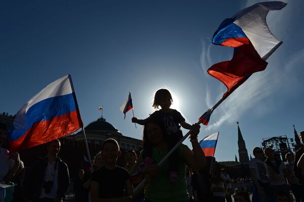 کنسرت « روز روسیه»  در میدان سرخ مسکو - اسپوتنیک ایران  