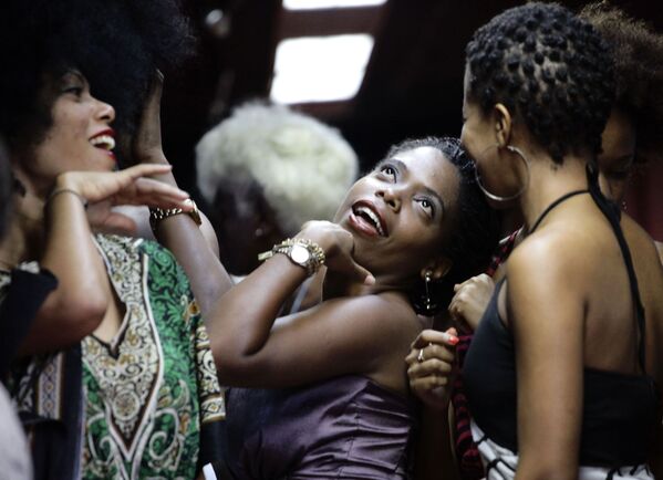شرکت کنندگان  کنکور آفریقایی آرایش مو در هاوانا - اسپوتنیک ایران  