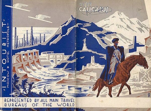پلاکارد شوروی دهه 1930 گردشگری را تبلیغ می کند - اسپوتنیک ایران  