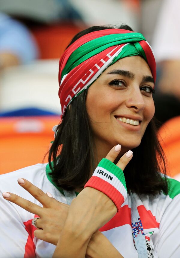 دختران زیبای ایرانی در جام جهانی 2018 روسیه - اسپوتنیک ایران  