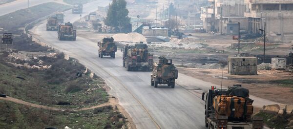 ورود تجهیزات نظامی ترکیه به خاک سوریه ورود تجهیزات نظامی ترکیه به خاک سوریه - اسپوتنیک ایران