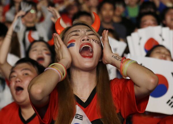 احساسات طرفدارن فوتبال در جام جهانی روسیه - اسپوتنیک ایران  