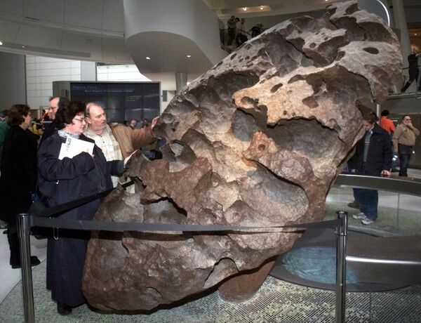 شهاب سنگ در موزه تاریخ زمین شناسی در نیویورک - اسپوتنیک ایران  