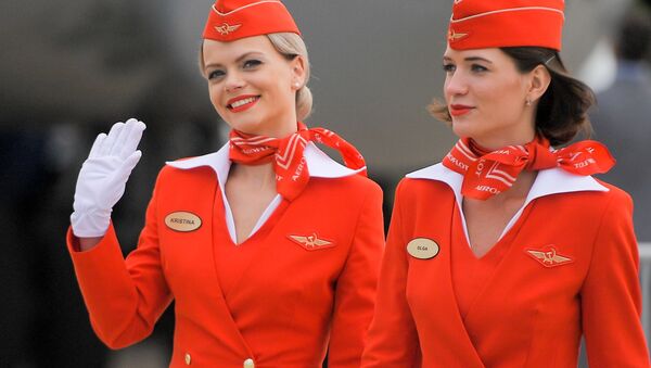 مهمانداران شرکت هواپیمایی «ایرفلوت» روسیه - اسپوتنیک ایران  