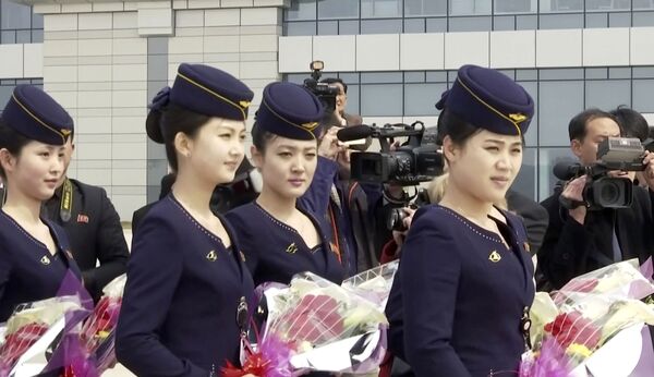 مهمانداران شرکت هواپیمایی Air Koryo کره شمالی - اسپوتنیک ایران  