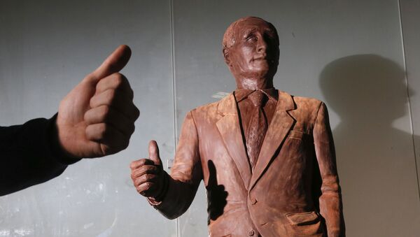 مجسمه شکلاتی ولادیمیر پوتین رئیس جمهور روسیه - اسپوتنیک ایران  