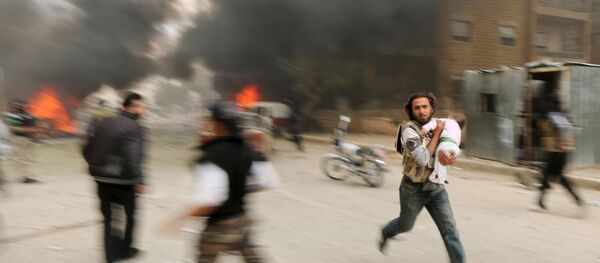 سوریه: در حملات ائتلاف به روستایی در دیرالزور 60 غیر نظامی مجروح شدند - اسپوتنیک ایران  