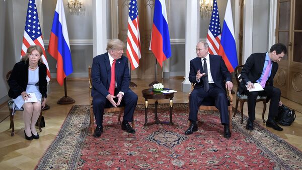 ترامپ: آمریکا خواستار همکاری ، صلح و دوستی با روسیه است - اسپوتنیک ایران  