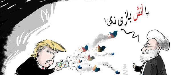 خطابیه روحانی به ترامپ: با آتش بازی نکن! - اسپوتنیک ایران  