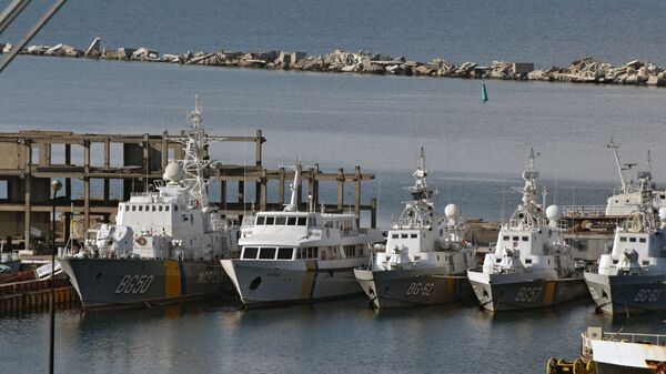 Корабли береговой охраны Украины в Одесском порту - اسپوتنیک ایران  