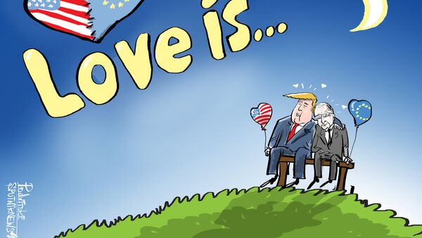 Любовь США и ЕС - اسپوتنیک ایران  
