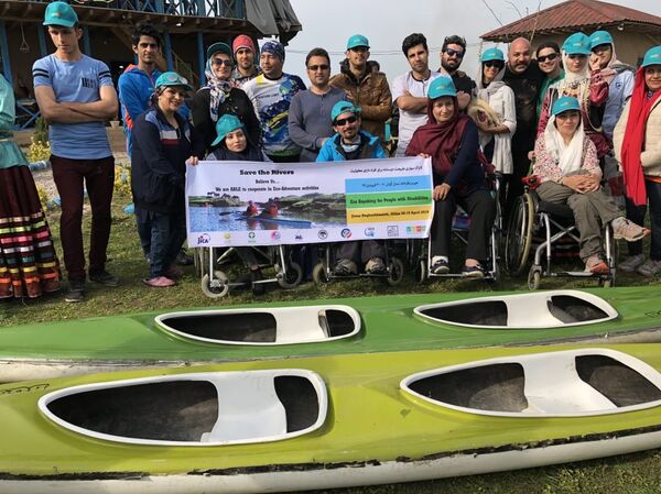 کایاک سواری معلولان ماجراجو - اسپوتنیک ایران  