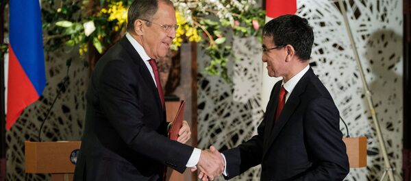 وزرای امور خارجه ژاپن و روسیه وزرای امور خارجه ژاپن و روسیه - اسپوتنیک ایران