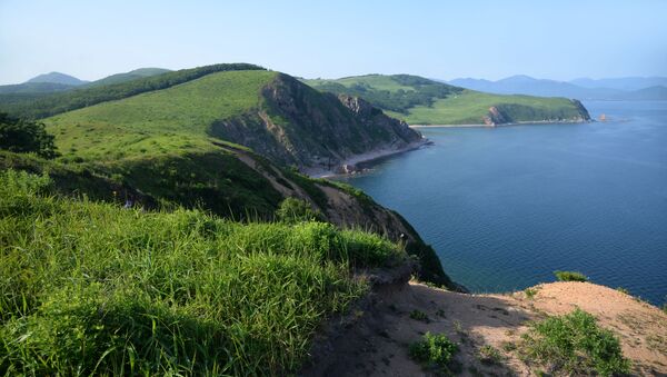 منظره ساحلی جزیره «پوتیاتین» در ناحیه پریموریه روسیه - اسپوتنیک ایران  