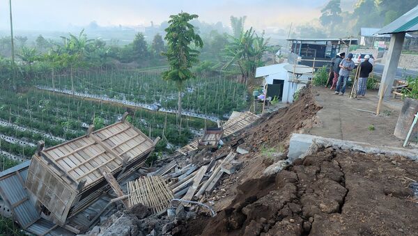 در زلزله اندونزی زمین 25 سانتیمتر جابه‌جا شده است - اسپوتنیک ایران  